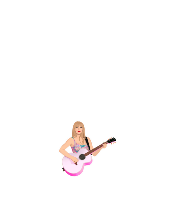 Taylor Swift pink model roz deschis pe tricou