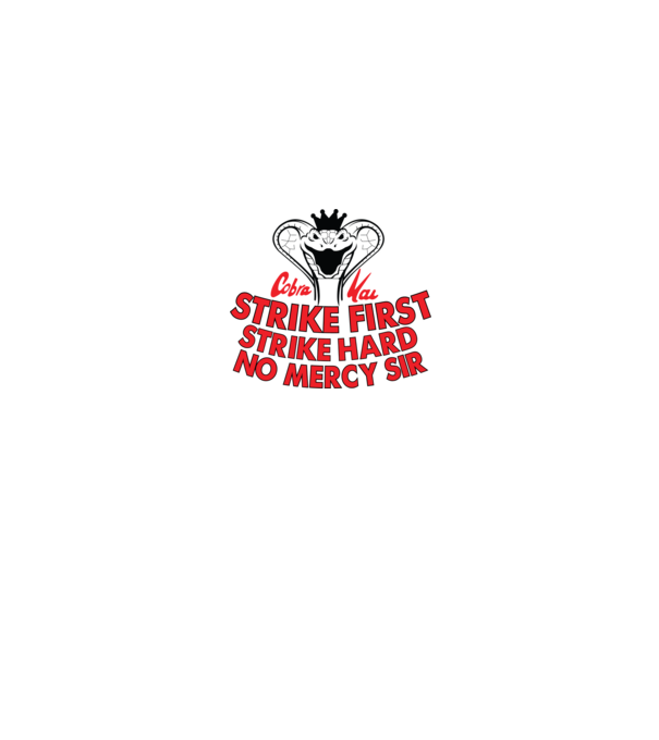 Strike first strike hard logo model alb pe tricou