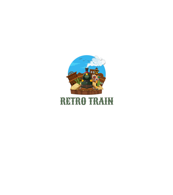 Trenuri model negru pe tricou