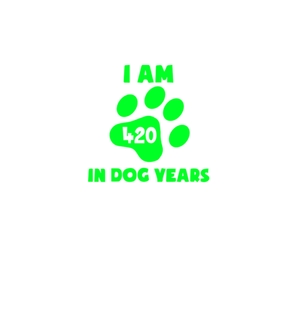 Dog Year - 420 model verde neon pe tricou