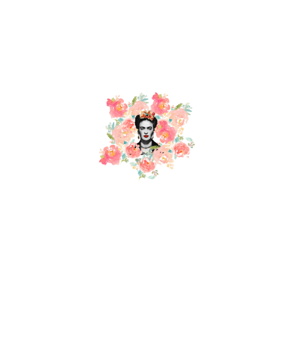 Frida Kahlo 2 model roz deschis pe tricou