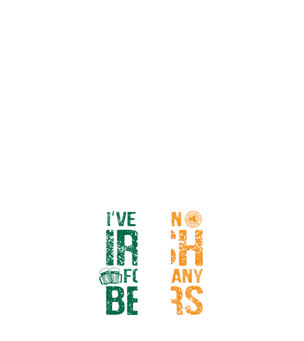 'I''ve been Irish So many Beers' model albastru închis pe tricou