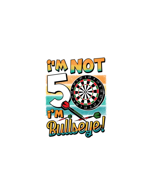 Darts Birthday 50 years old model negru pe tricou