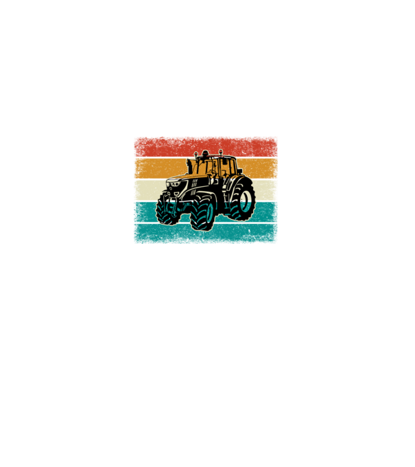 TRACTOR model negru pe tricou