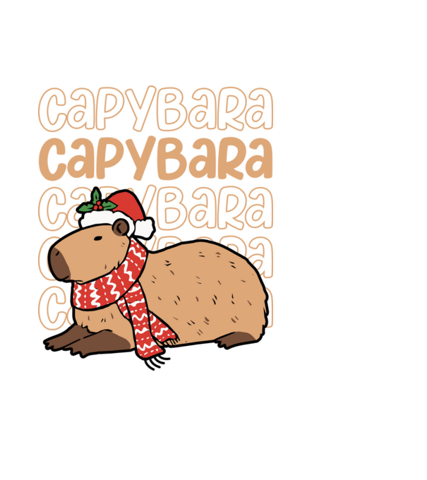 Xmas Cappy model negru pe tricou