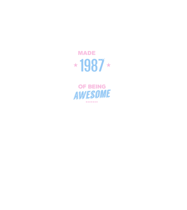 Made in - 1987 model gri pe tricou