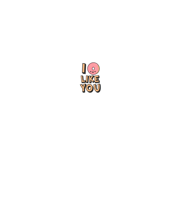 I donut like you model gri pe tricou