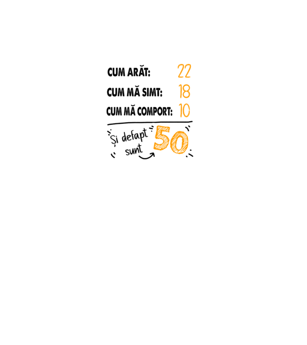 Aspect, senzație, comportament 50 Alb model alb pe tricou