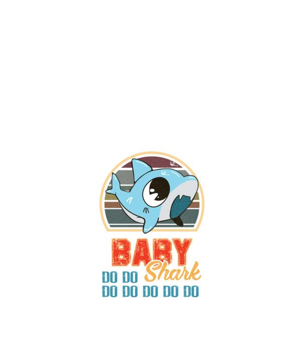 BabyBOY shark model negru pe tricou