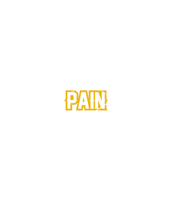 No Pain No Gain model negru pe tricou