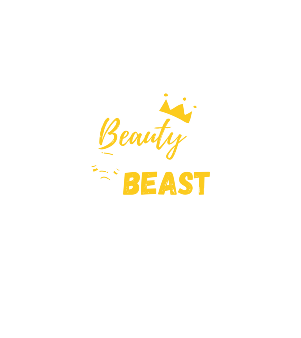 Wake Up Beauty Time To Beast model negru pe tricou