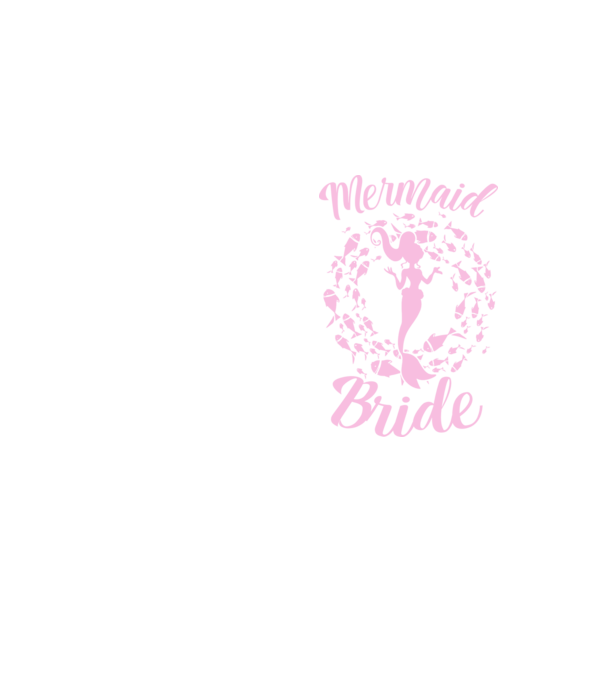 Mermaid Bride model galben neon pe tricou