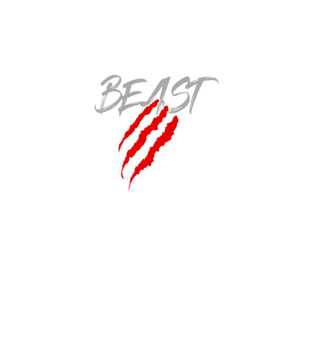Beast model negru pe tricou