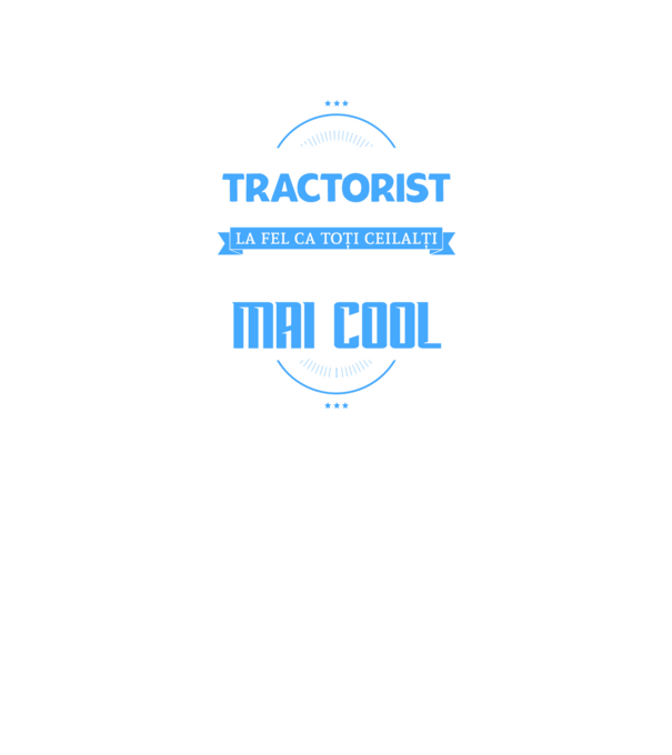 Sunt tractorist, la fel ca toți ceilalți, dar mult mai cool model verde neon pe tricou