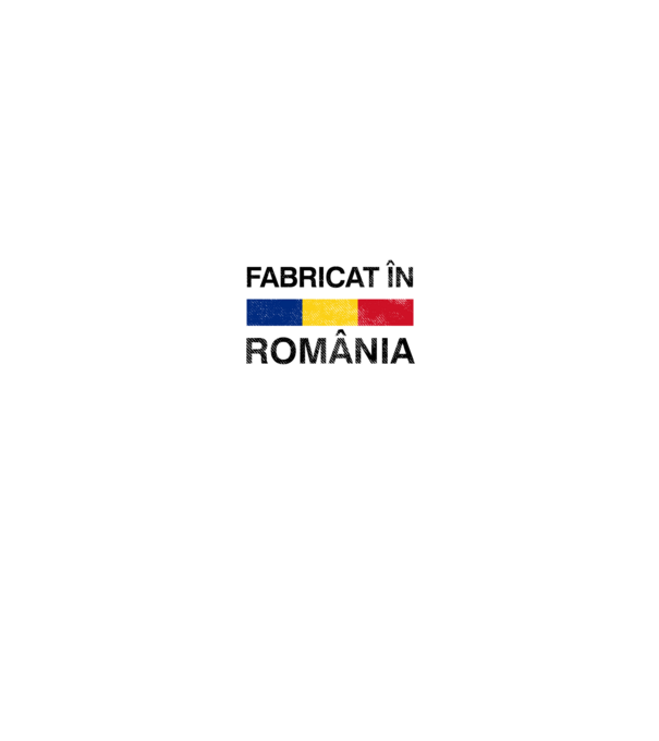 Fabricat în România model negru pe tricou