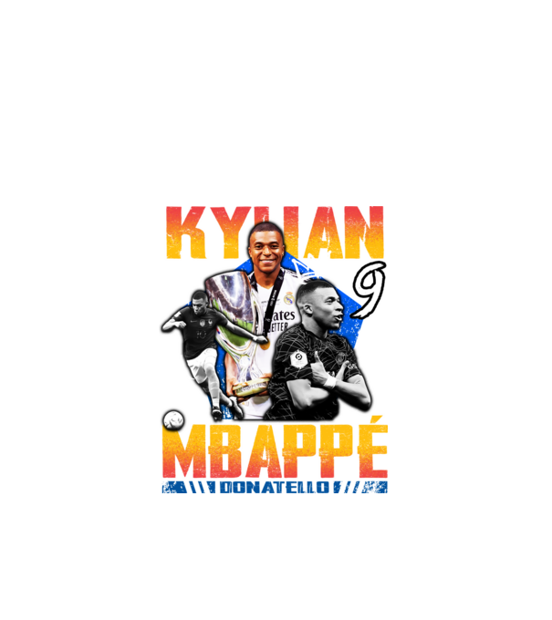 Mbappé tribute model negru pe tricou