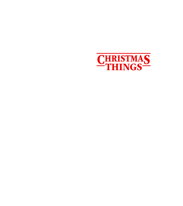 Christmas Things model galben neon pe tricou