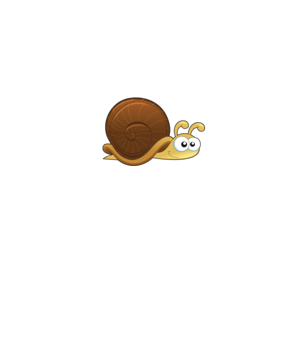 Snail model gri pe tricou