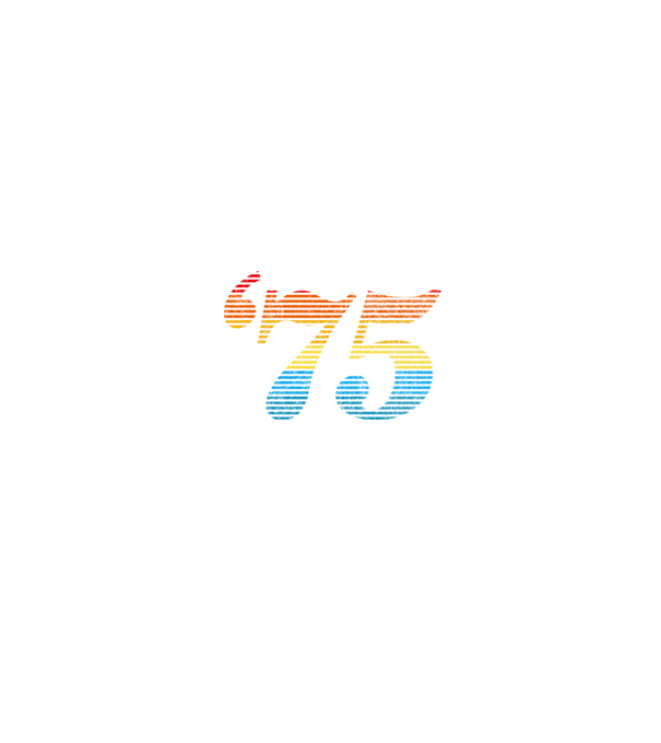Retro Birthday 1975 model negru pe tricou