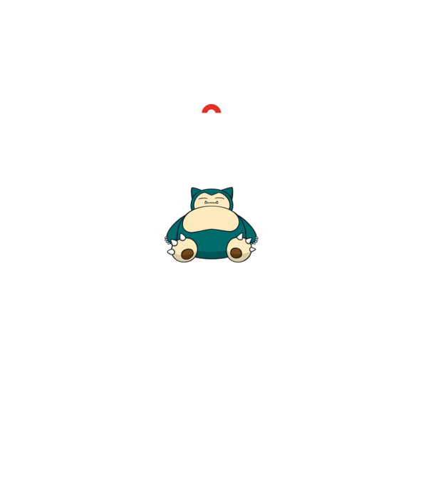 Keep Calm Snorlax model negru pe tricou