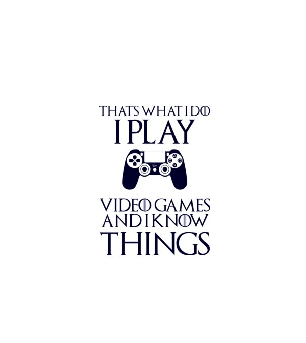 Gaming of Thrones model alb pe tricou