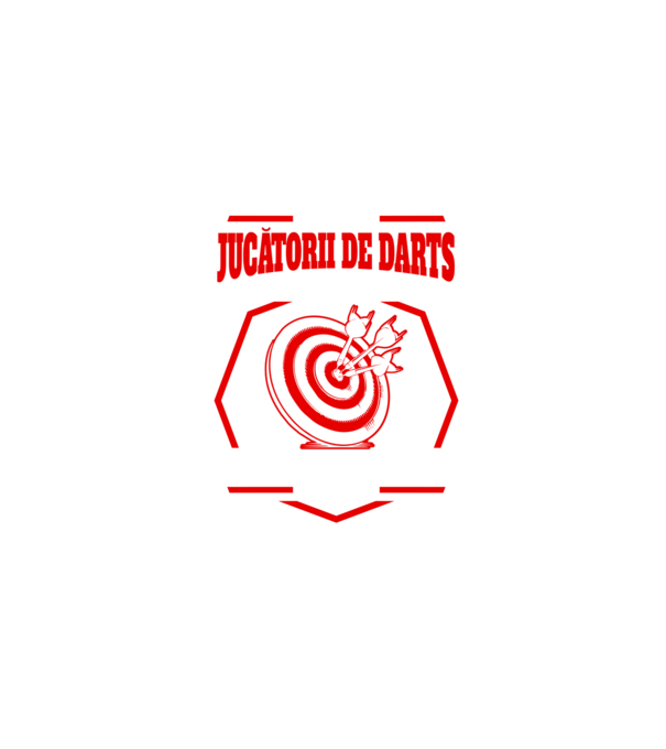 Toți jucătorii de darts sunt creați egali, dar numai cei mai buni sunt născuți în martie. model negru pe tricou