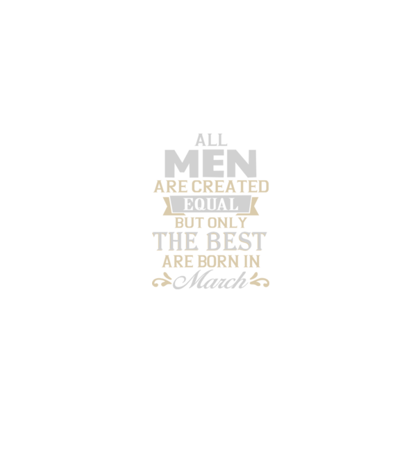 All men created equal but only the beat are born in march model albastru regal pe tricou