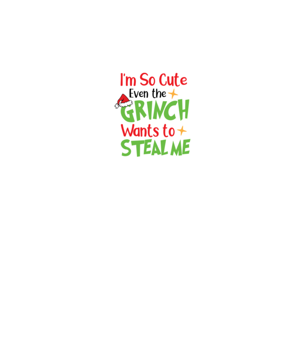 So cute Grinch model negru pe tricou