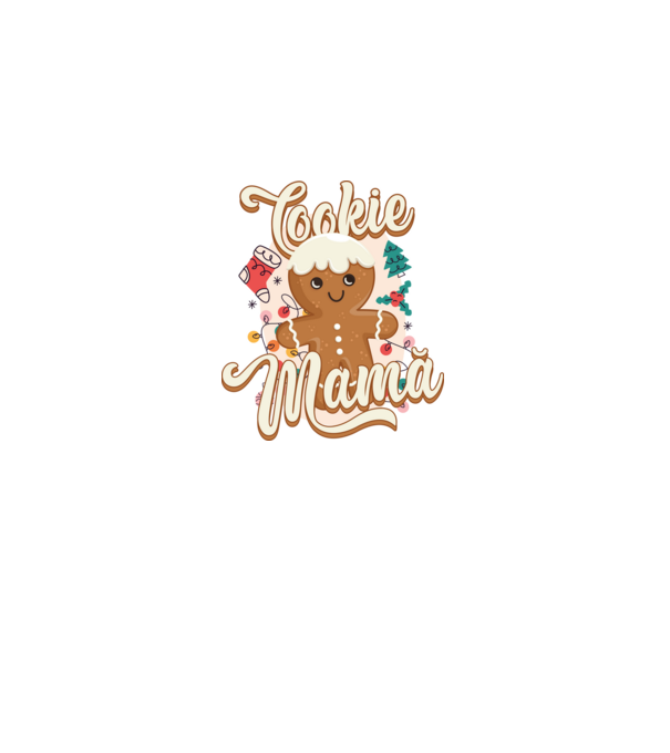 Cookie mamă model alb pe tricou