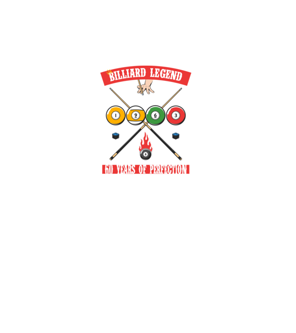 Billiard legend born in 1963 model turcoaz pe tricou