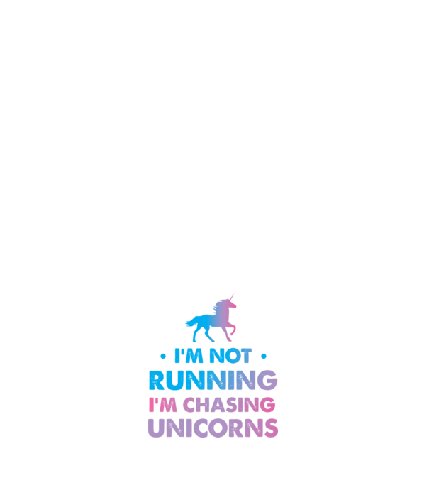 Unicorn Alergare model alb pe tricou