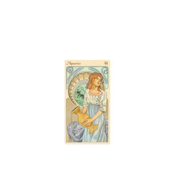 Horoscop Tarot VARSATOR model alb pe tricou