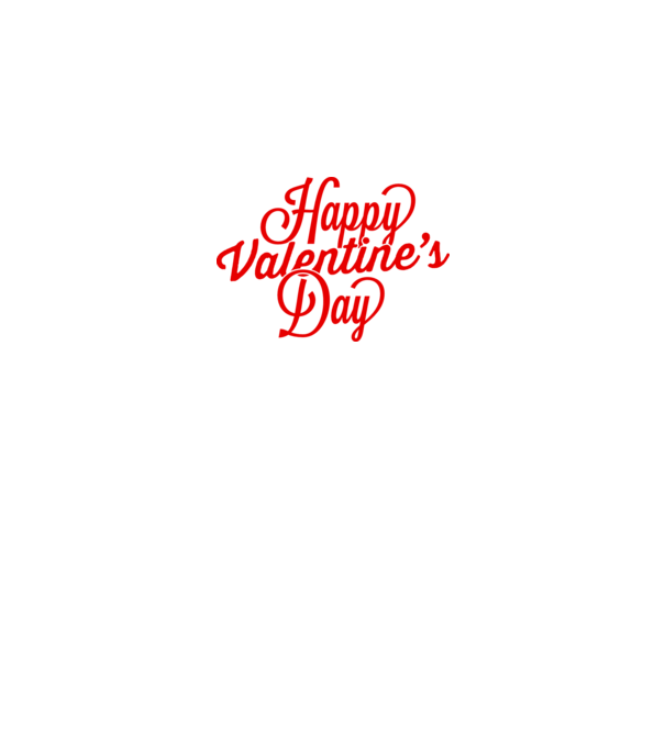 Happy Valentines day model negru pe tricou