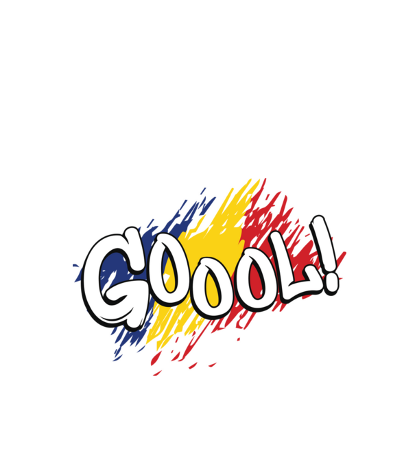 GOOOL model negru pe tricou