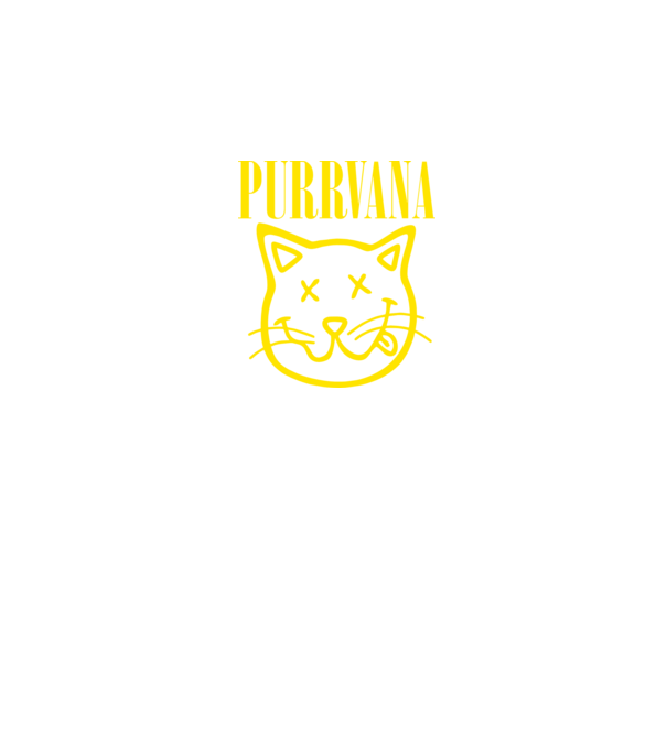 PURRVANA model negru pe tricou