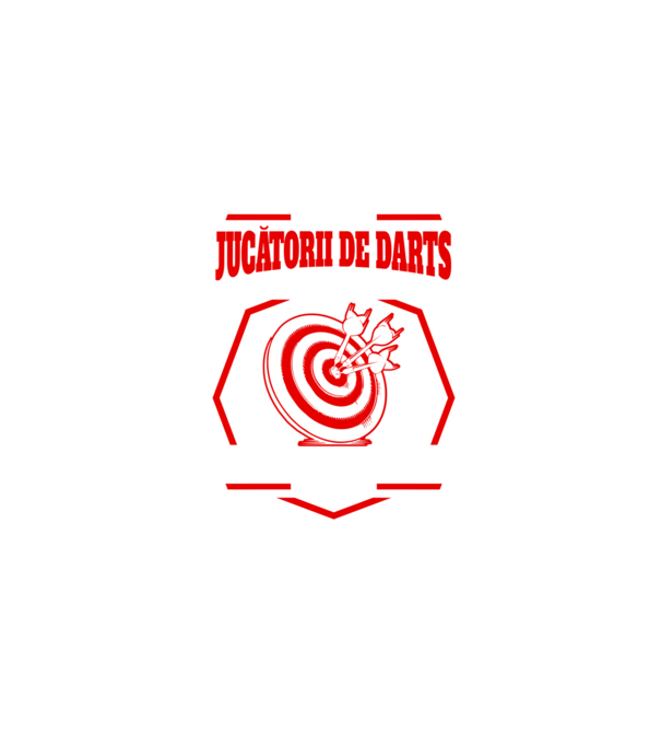 Toți jucătorii de darts sunt creați egali, dar numai cei mai buni sunt născuți în februarie. model negru pe tricou