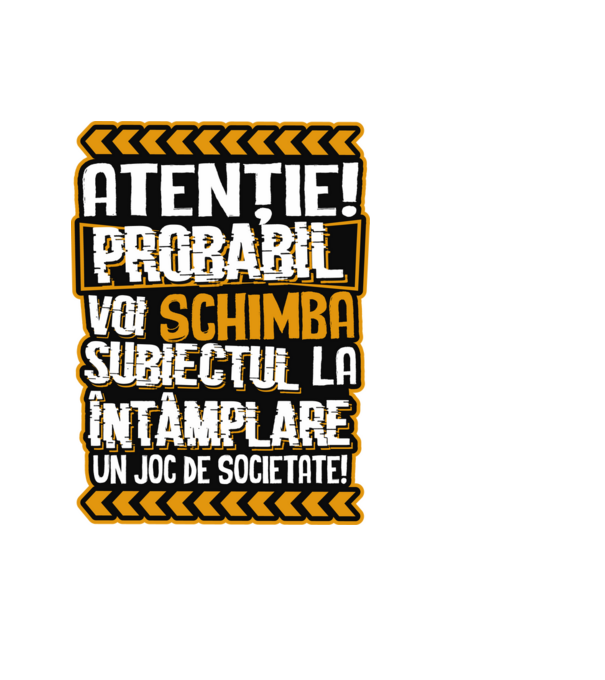Atenție, probabil voi schimba subiectul la întâmplare pe șah model negru pe tricou