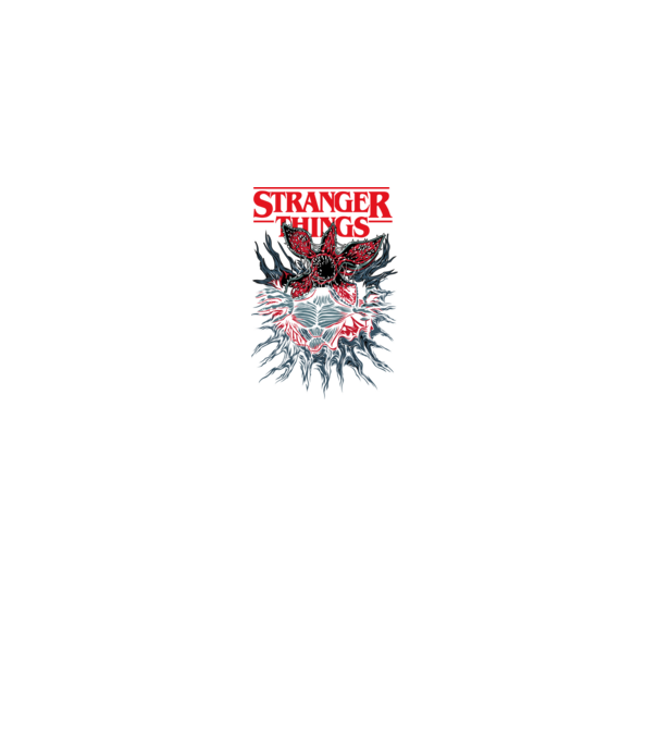 DEMOGORGON model negru pe tricou