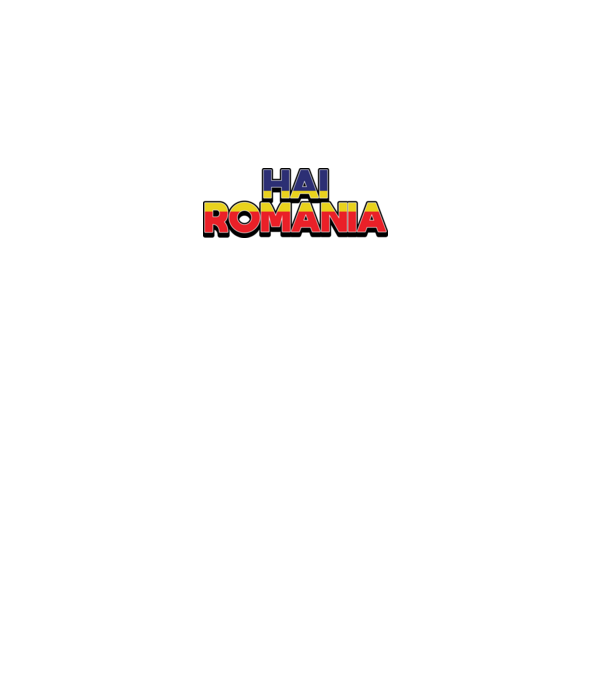 Subtitlu Hai Romania model alb pe tricou