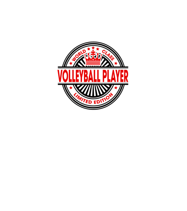 World class VOLEIBALIST model alb pe tricou