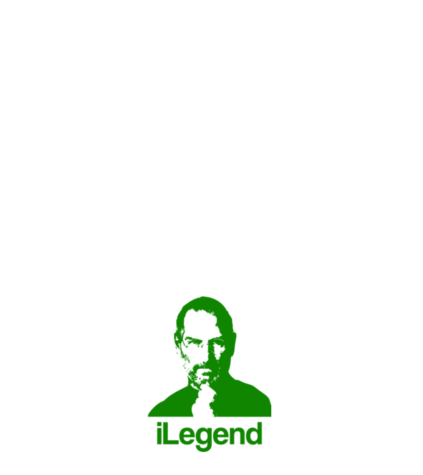 iLegend Steve Jobs model roz deschis pe tricou