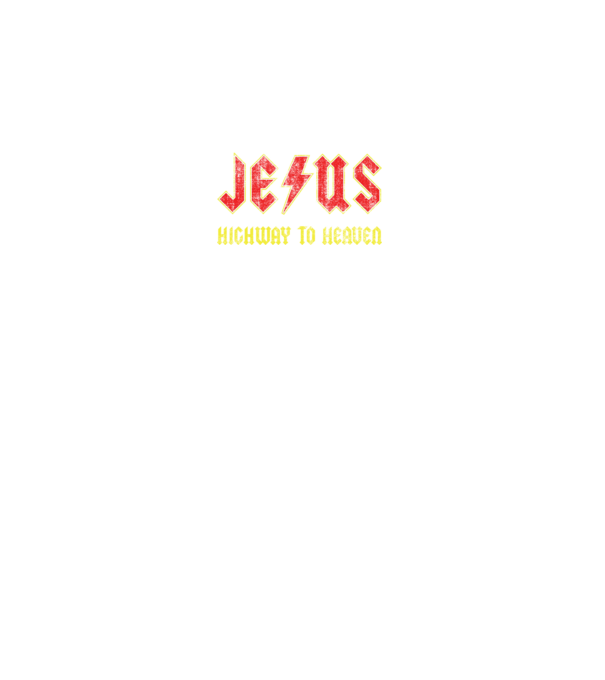 JESUS HIGHWAY TO HEAVEN model negru pe tricou