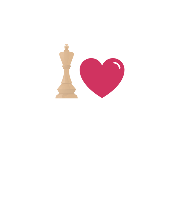 Love chess model negru pe tricou