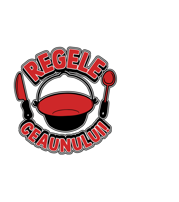 Regele - ceaunului! model albastru deschis pe tricou