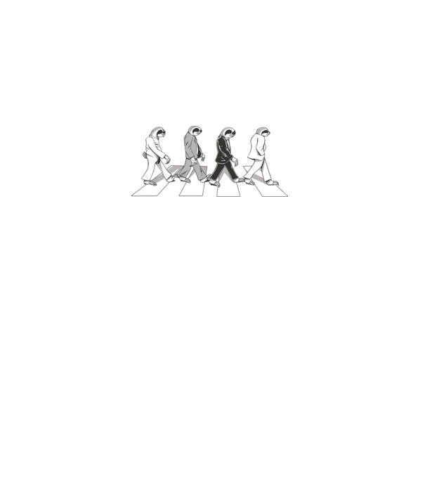 Beatles model negru pe tricou