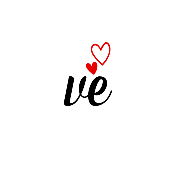 Cuplu LOVE model alb pe tricou
