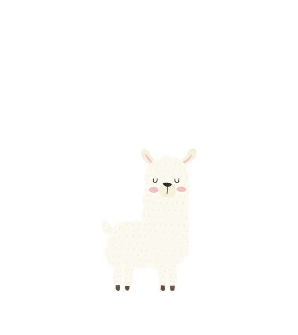 Alpaca model nisipiu pe tricou
