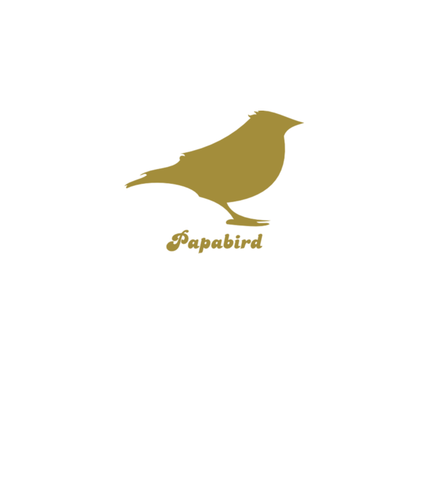 Papa bird model negru pe tricou