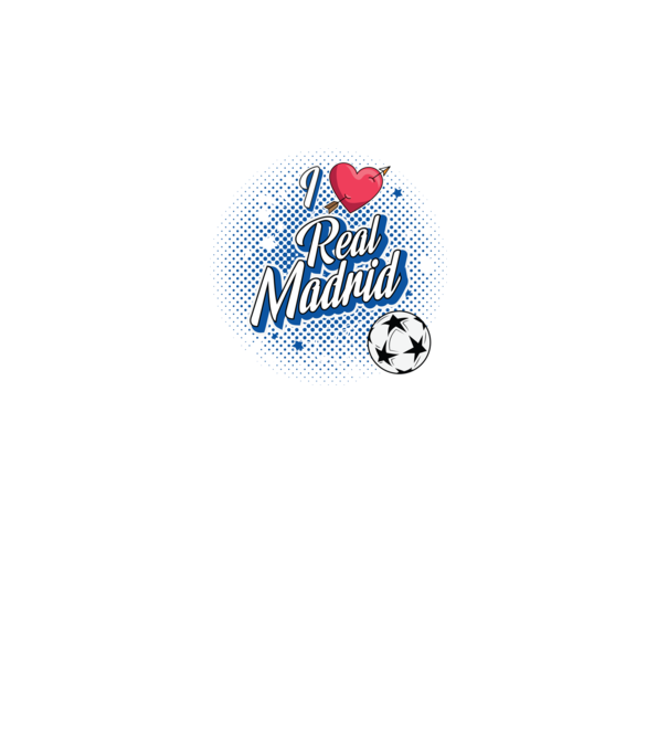 Popart RealMadrid model turcoaz pe tricou