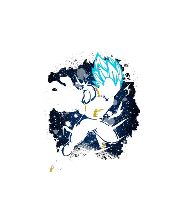prince vegeta dragonball model alb pe tricou